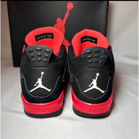 Size 5.5 - Nike Air Jordan 4 Retro GS Red Thunder Men\'s Shoes Ships Now main image 5